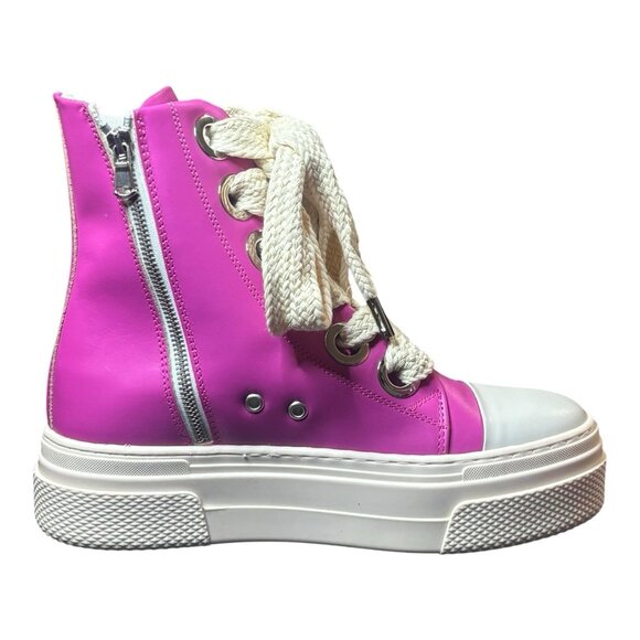 Cristianzerotre CRO3 Calipso 300 Platform Sneakers Fuchsia Pink Size 39 w/ Box - Picture 7 of 13